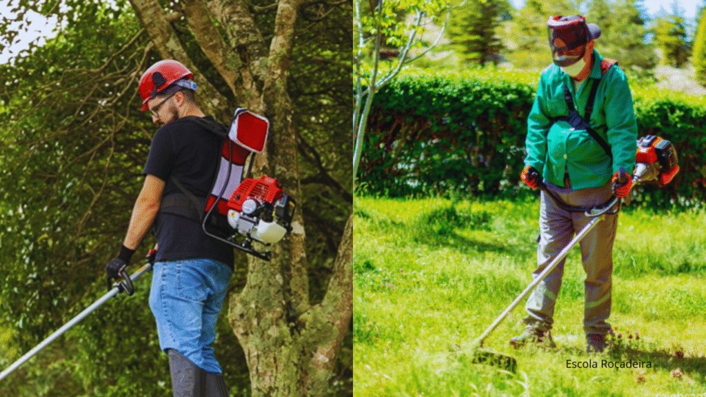 Diferenças, vantagens e desvantagens das roçadeiras costais e laterais